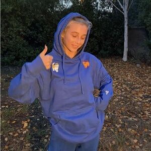 Emma Chamberlain Angel and Devil Cats Hoodie